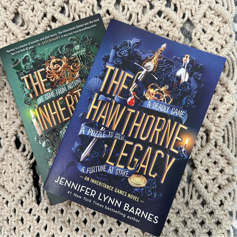 THE INHERITANCE GAMES by Jennifer Lynn Barnes Book 1 and Book 2
